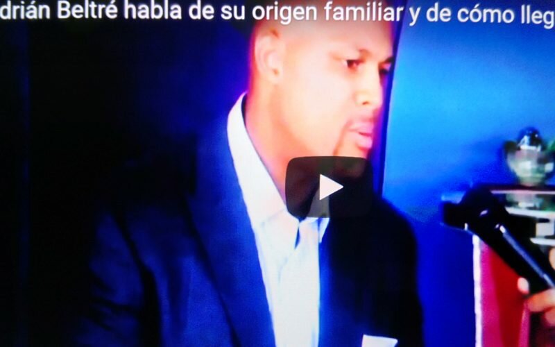 (Video) Adrián Beltré habla de su origen familiar y de cómo llegó a Grandes Ligas